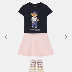 Nwot POLO RALPH LAUREN KIDS Metallic skirt size 12/14